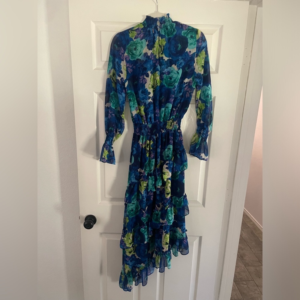 MISA Los Angeles Rania Dress In Blue Maxi - Picture 12 of 13